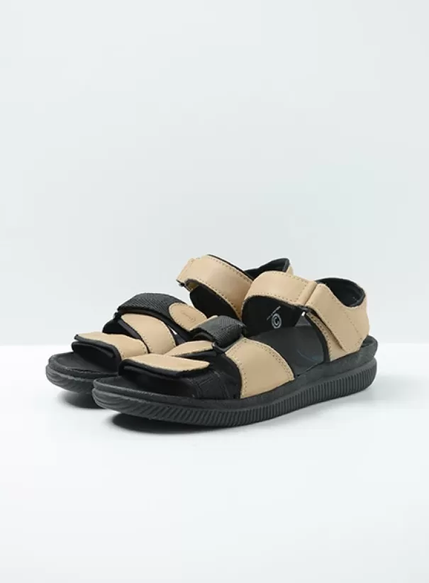 Sandalen voor heren<Wolky Active Men camel gevet leer