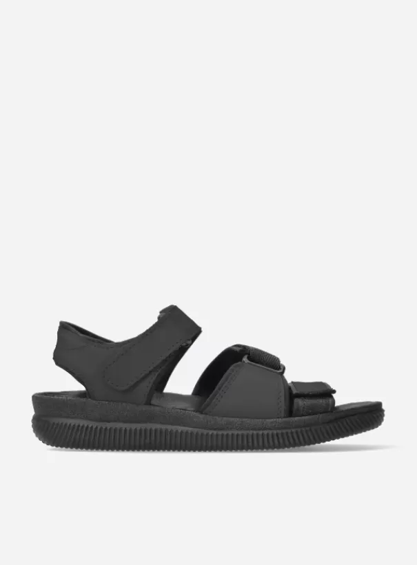 Sandalen voor heren<Wolky Active Men zwart gevet leer