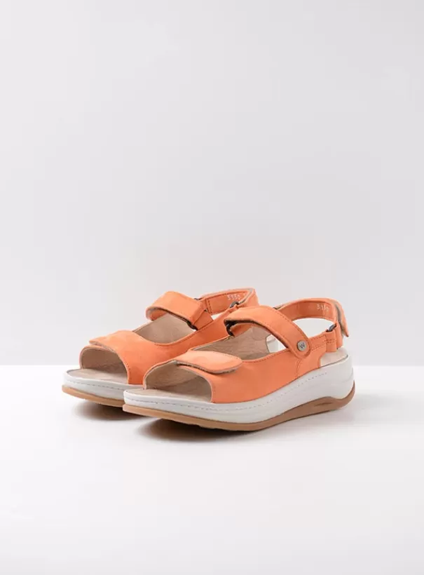 Sandalen | Voorjaar/zomer 2024<Wolky Adura oranje nubuck