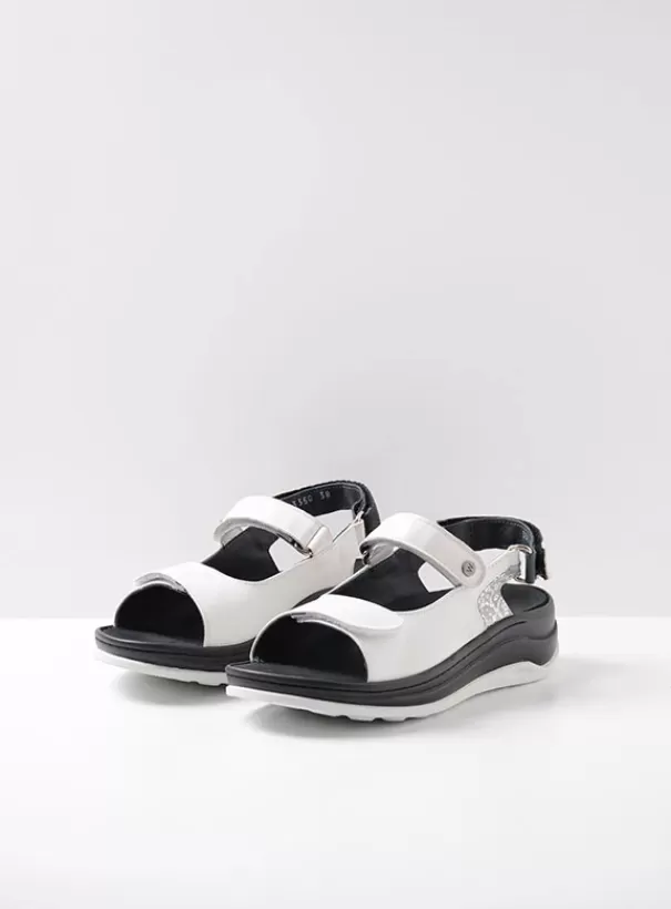 Sandalen | Voorjaar/zomer 2024<Wolky Adura wit leer