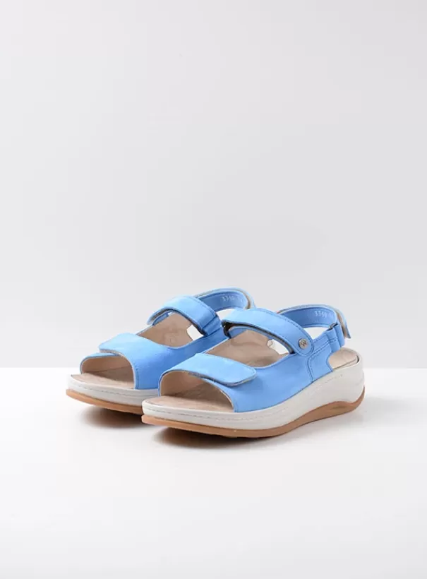 Sandalen | Voorjaar/zomer 2024<Wolky Adura hemelsblauw nubuck