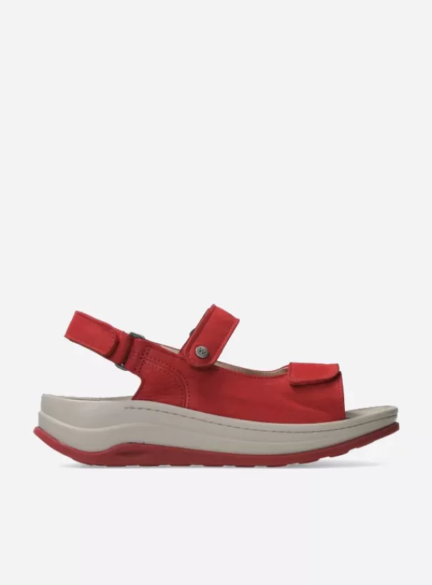 Voorjaar/zomer 2024 | Sandalen<Wolky Adura rood nubuck