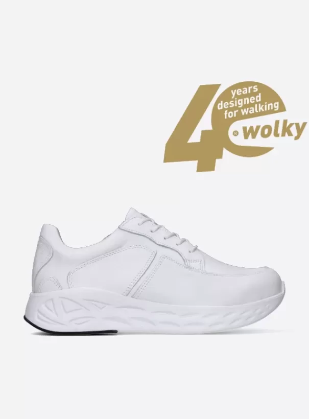 Hielspoor | Wandelschoenen<Wolky Bounce wit leer