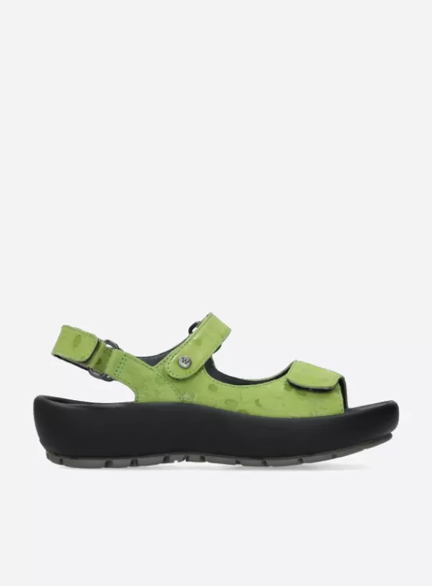 Sandalen<Wolky Brasilia lime leer