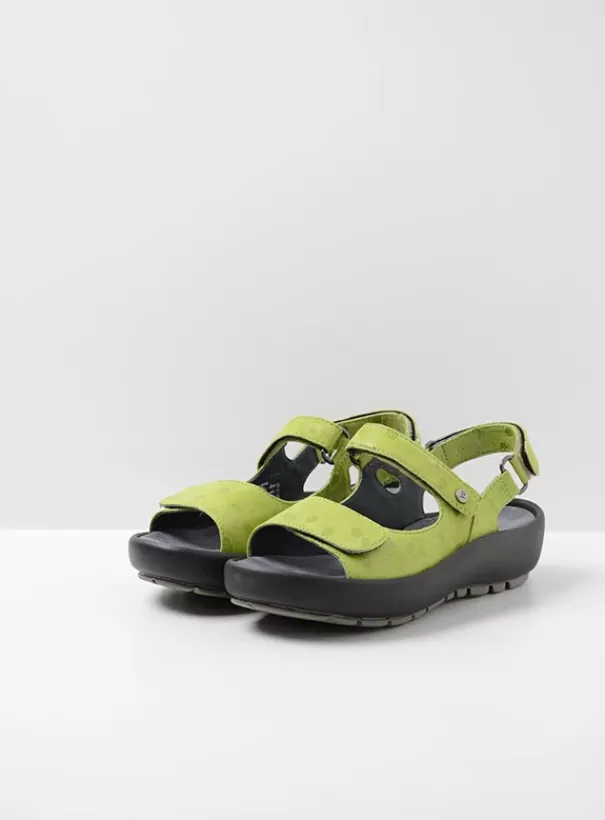 Sandalen<Wolky Brasilia lime leer