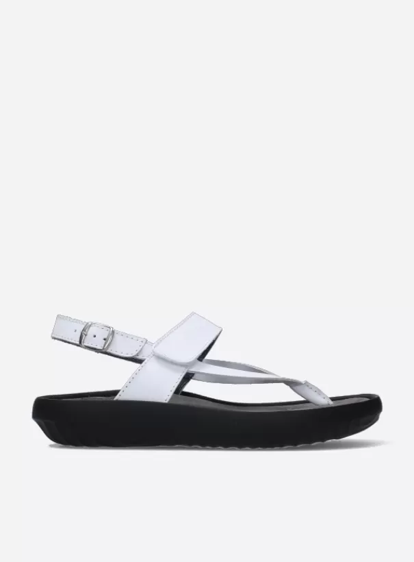 Sandalen<Wolky Cebu wit leer