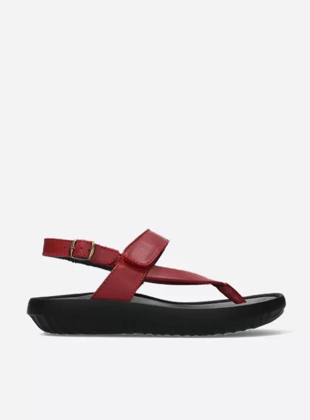 Sandalen | Voorjaar/zomer 2024<Wolky Cebu rood leer