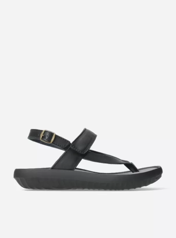 Sandalen | Voorjaar/zomer 2024<Wolky Cebu zwart mat leer