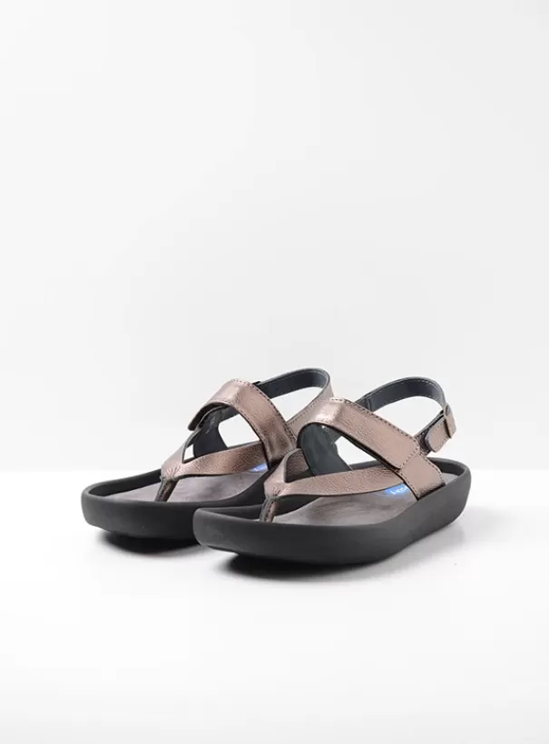 Sandalen | Voorjaar/zomer 2024<Wolky Cebu brons leer