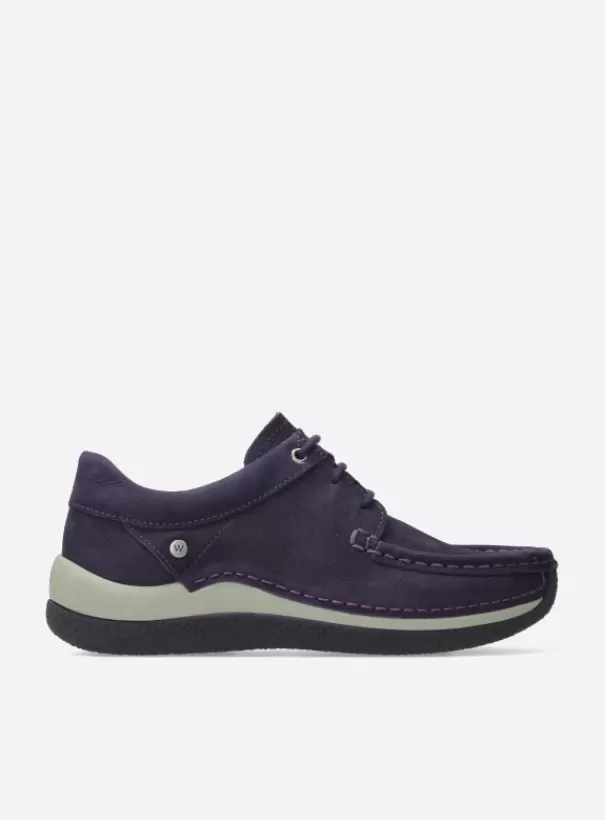 Sneakers | Veterschoenen<Wolky Celebration paars nubuck