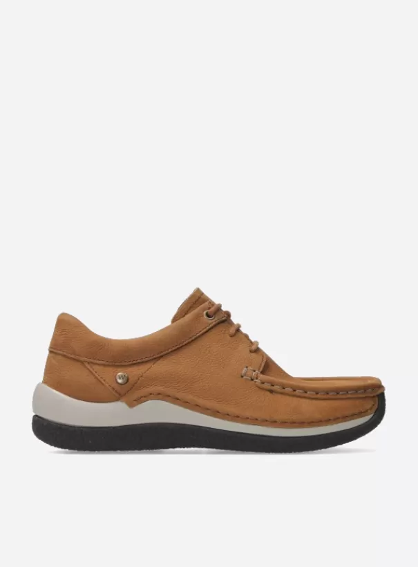 Sneakers | Veterschoenen<Wolky Celebration cognac nubuck