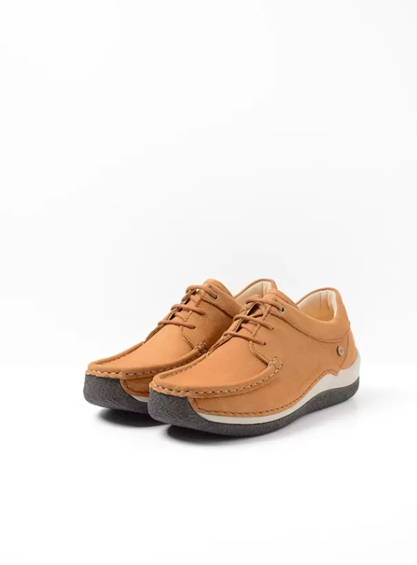 Sneakers | Veterschoenen<Wolky Celebration cognac nubuck