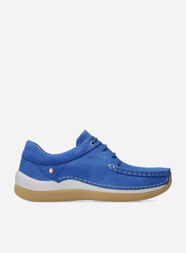 Sneakers | Veterschoenen<Wolky Celebration hemelsblauw nubuck