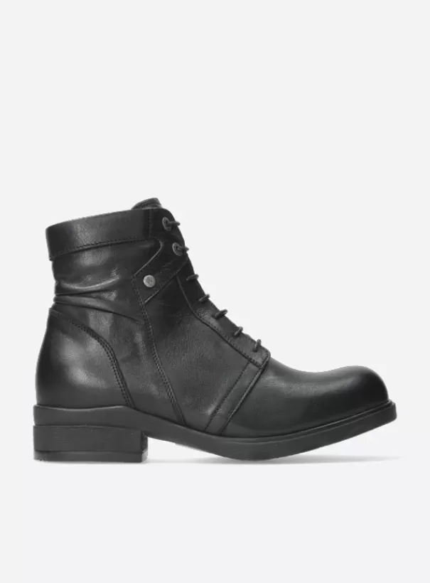 Hielspoor | Biker boots<Wolky Center zwart leer