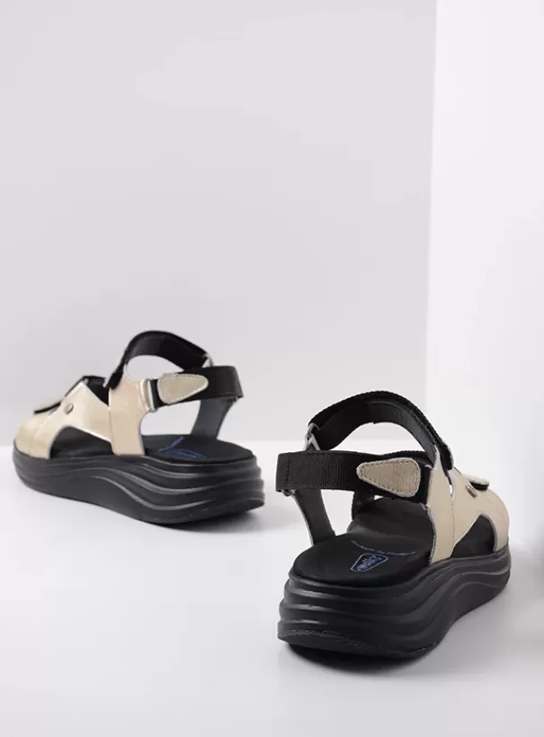 Sandalen | Voorjaar/zomer 2024<Wolky Cirro goud leer