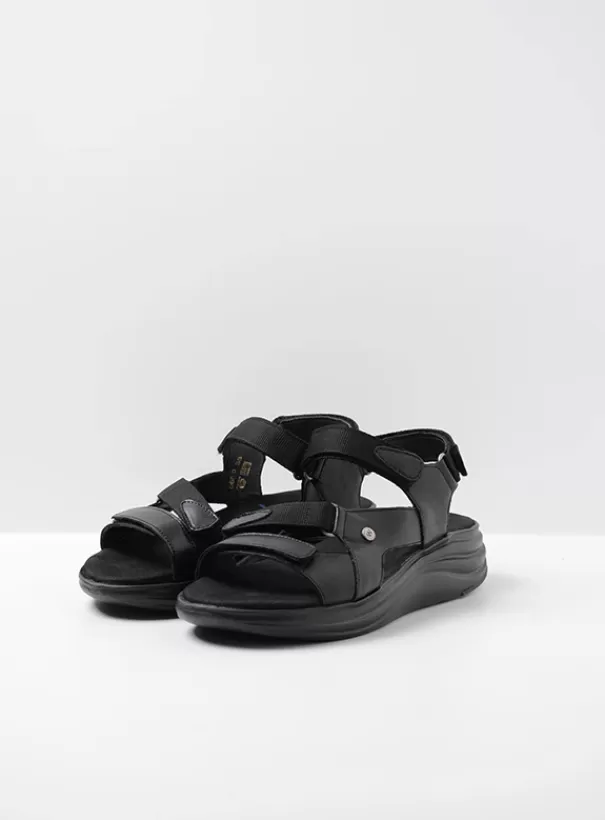 Sandalen | Voorjaar/zomer 2024<Wolky Cirro zwart leer