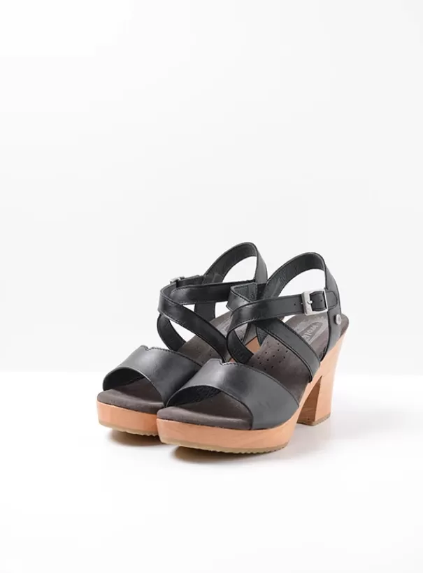 Sandalen | Voorjaar/zomer 2024<Wolky Cloudy zwart leer