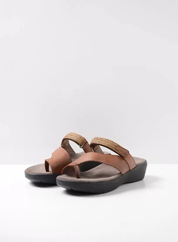 Slippers | Voorjaar/zomer 2024<Wolky Collins cognac leer