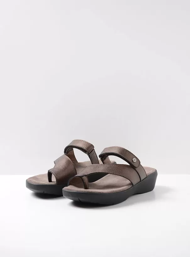 Slippers | Voorjaar/zomer 2024<Wolky Collins brons leer