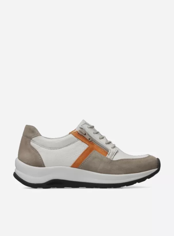 Wandelschoenen | Sneakers<Wolky Comrie beige/safari combi leer