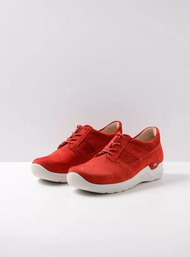 Hielspoor | Voorjaar/zomer 2024<Wolky Cool rood nubuck