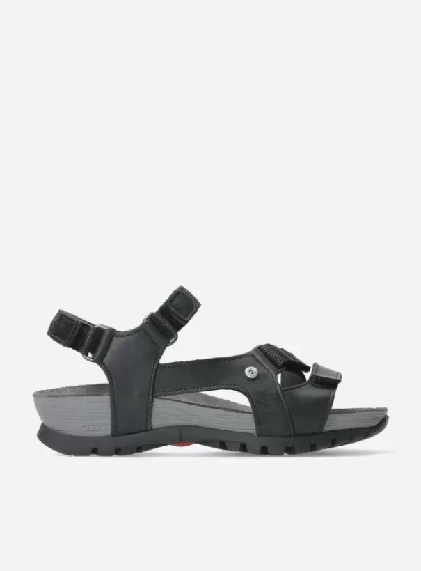 Sandalen | Voorjaar/zomer 2024<Wolky Cradle zwart leer