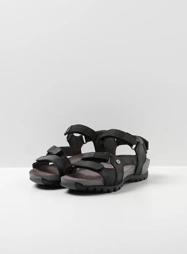 Sandalen | Voorjaar/zomer 2024<Wolky Cradle zwart leer