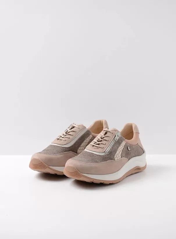 Wandelschoenen | Sneakers<Wolky Cupar safari combi leer