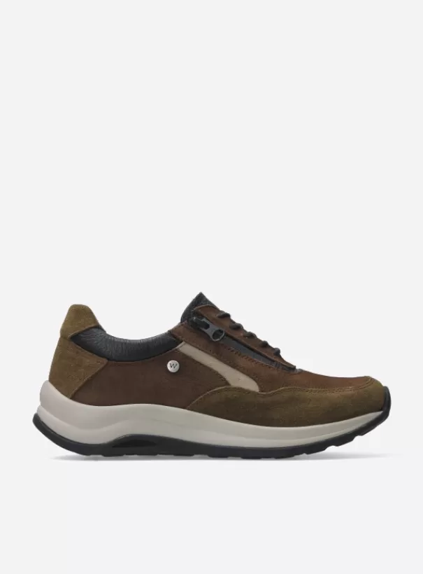 Wandelschoenen | Sneakers<Wolky Cupar taupe combi leer