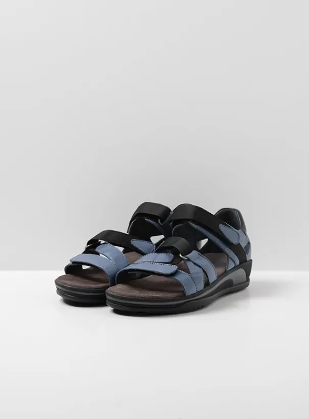 Sandalen | Voorjaar/zomer 2024<Wolky Desh jeans leer