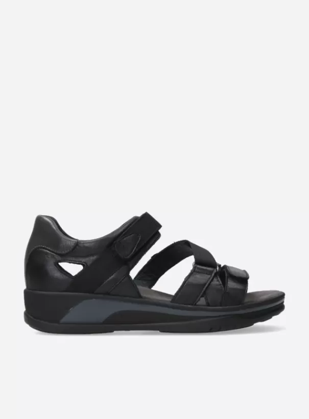 Sandalen | Voorjaar/zomer 2024<Wolky Desh zwart leer