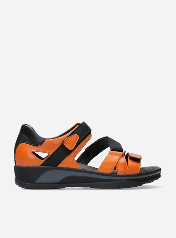 Sandalen | Voorjaar/zomer 2024<Wolky Desh oranje leer