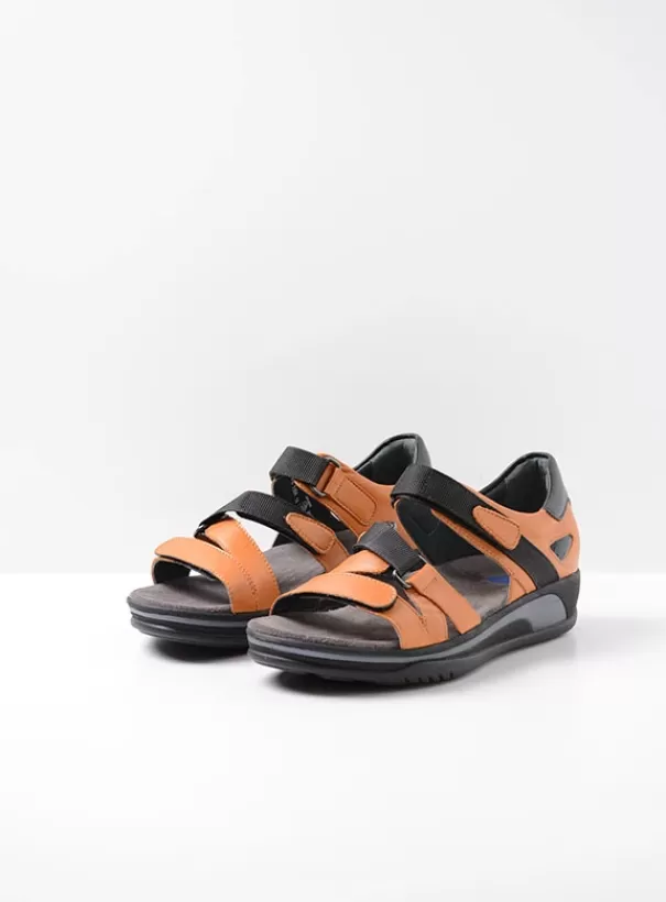 Sandalen | Voorjaar/zomer 2024<Wolky Desh oranje leer