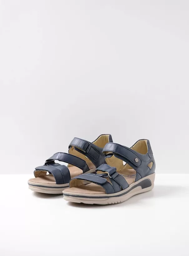 Sandalen | Voorjaar/zomer 2024<Wolky Desh blauw leer