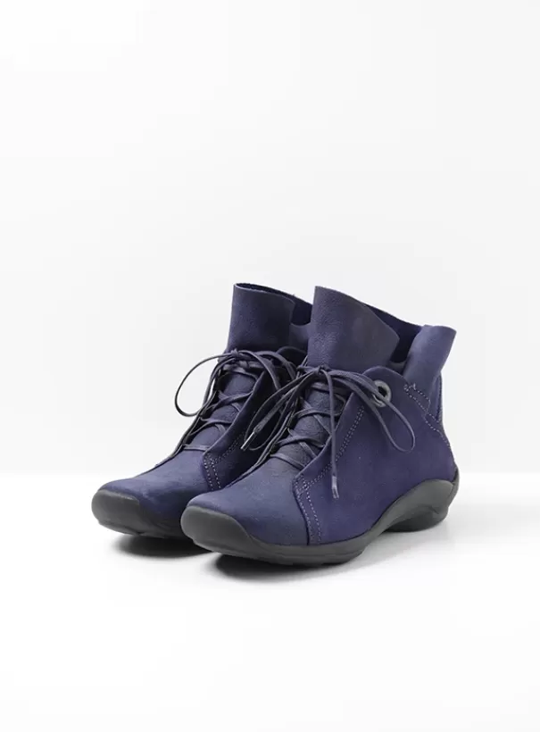 Veterschoenen<Wolky Diana paars nubuck