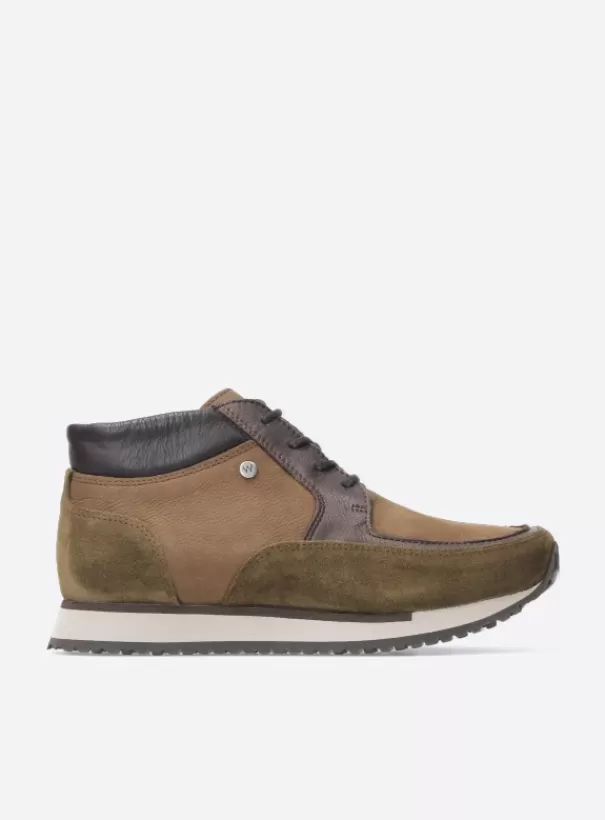 Wandelschoenen | Sneakers<Wolky e-Boot taupe combi leer