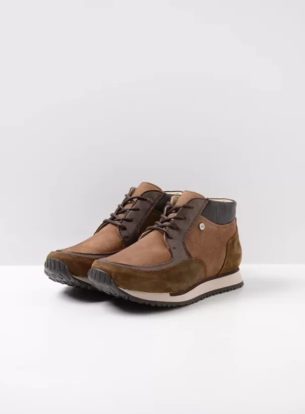 Wandelschoenen | Sneakers<Wolky e-Boot taupe combi leer