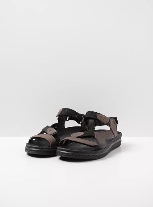 Sandalen<Wolky Energy Lady bruin gevet leer