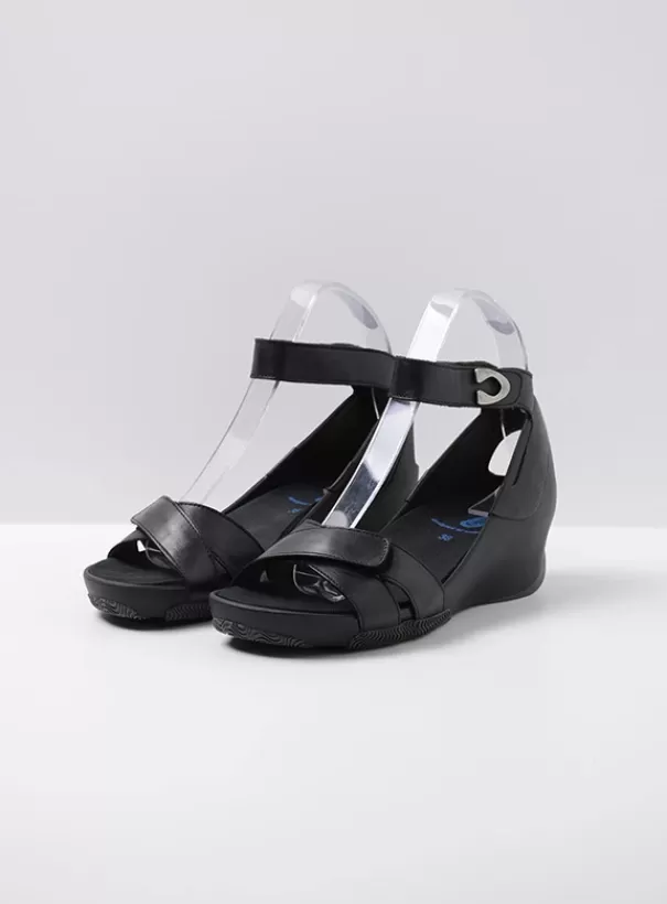 Sandalen | Voorjaar/zomer 2024<Wolky Era zwart leer