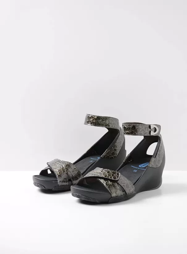 Sandalen | Voorjaar/zomer 2024<Wolky Era antraciet leer