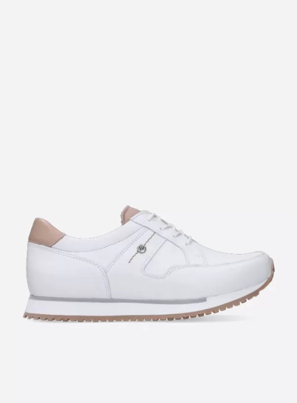 Wandelschoenen | Sneakers<Wolky e-Walk wit/nude leer