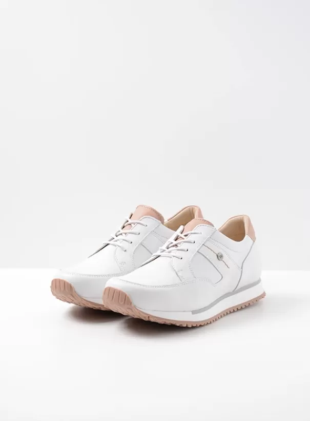 Wandelschoenen | Sneakers<Wolky e-Walk wit/nude leer