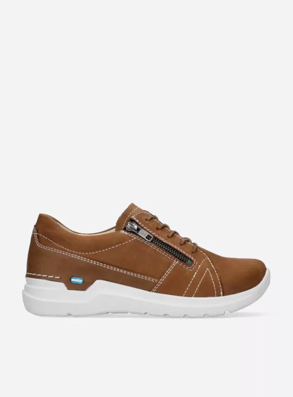 Hielspoor | Wandelschoenen<Wolky Feltwell tobacco bruin nubuck