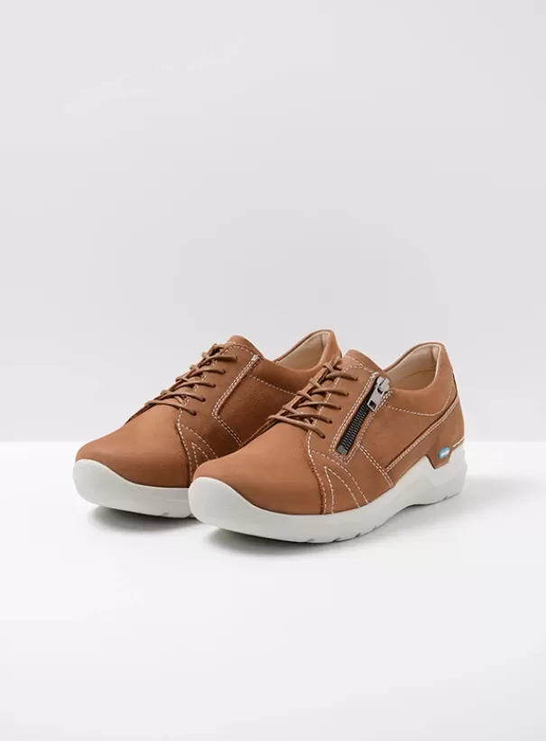 Hielspoor | Wandelschoenen<Wolky Feltwell tobacco bruin nubuck