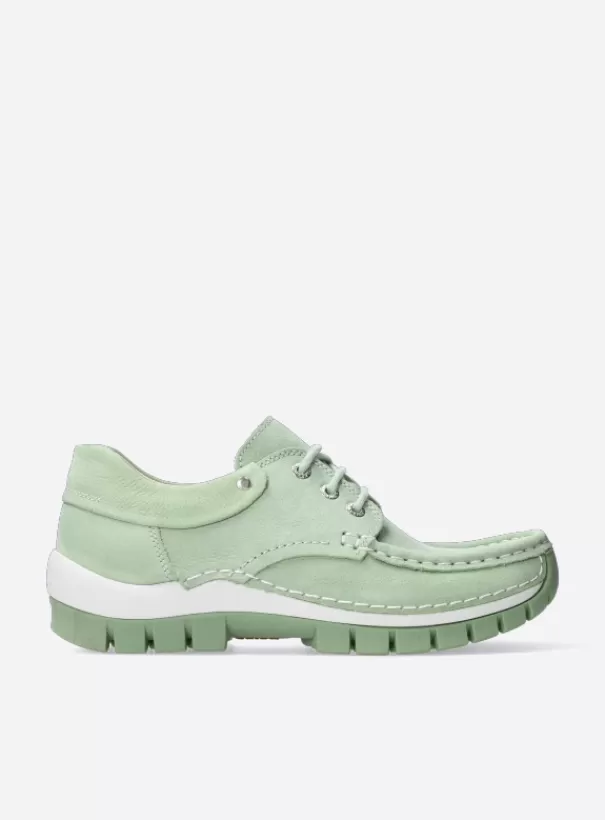 Veterschoenen<Wolky Fly Summer lichtgroen nubuck