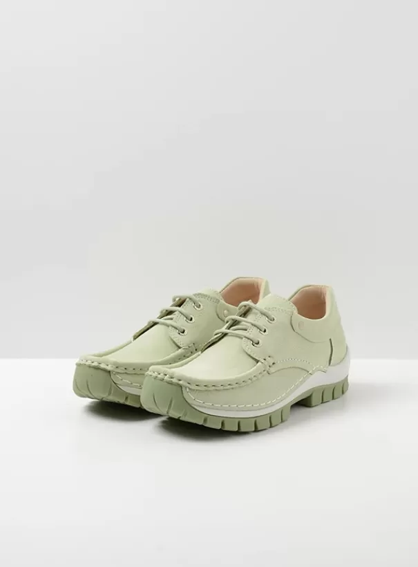 Veterschoenen<Wolky Fly Summer lichtgroen nubuck