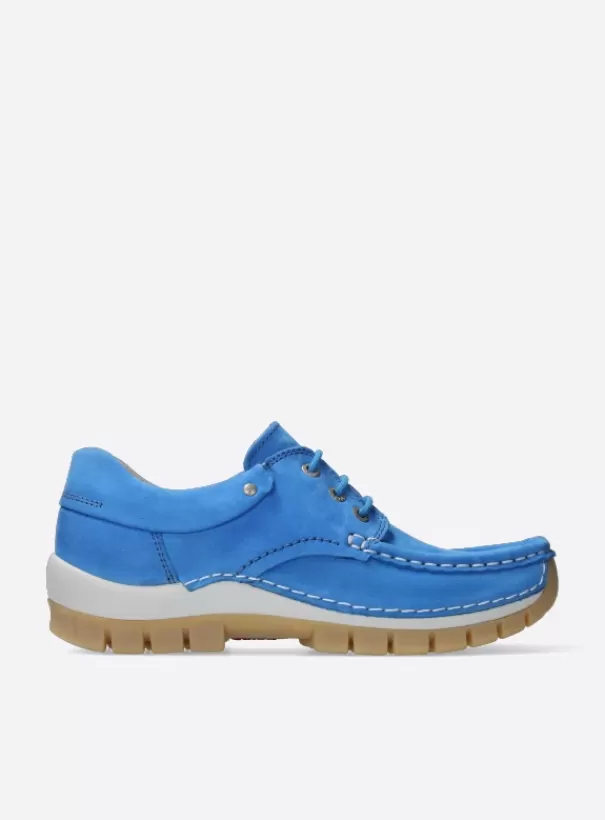 Veterschoenen | Voorjaar/zomer 2024<Wolky Fly Summer hemelsblauw nubuck