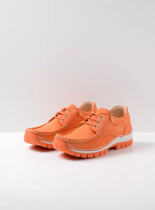 Veterschoenen | Voorjaar/zomer 2024<Wolky Fly Summer oranje nubuck