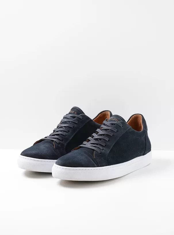 Veterschoenen | Nette schoenen heren<Wolky Forecheck blauw suede