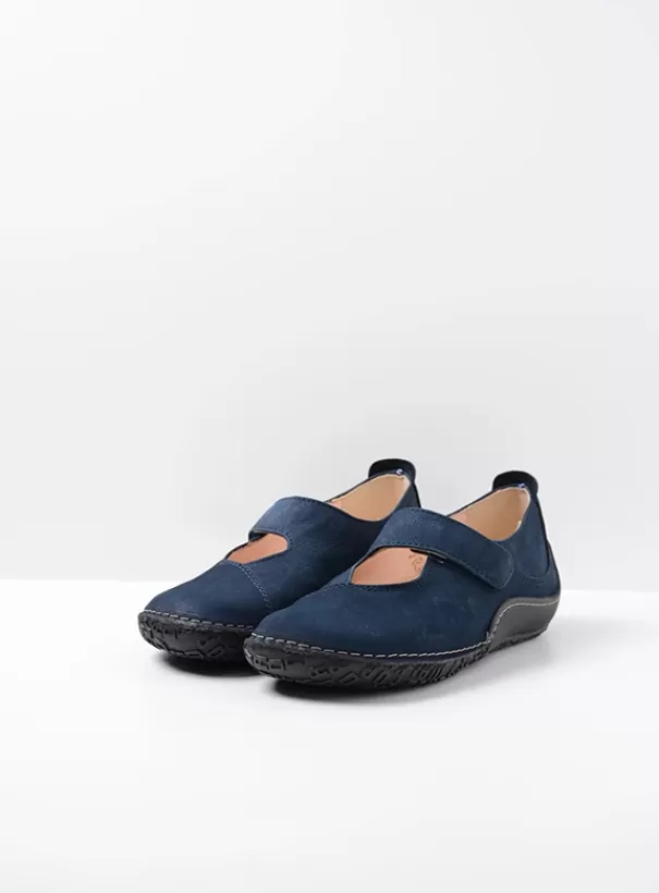 Volle voeten | Bandschoenen<Wolky Fresh denim nubuck